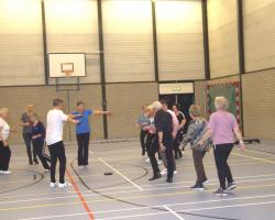 sportief in de zaal